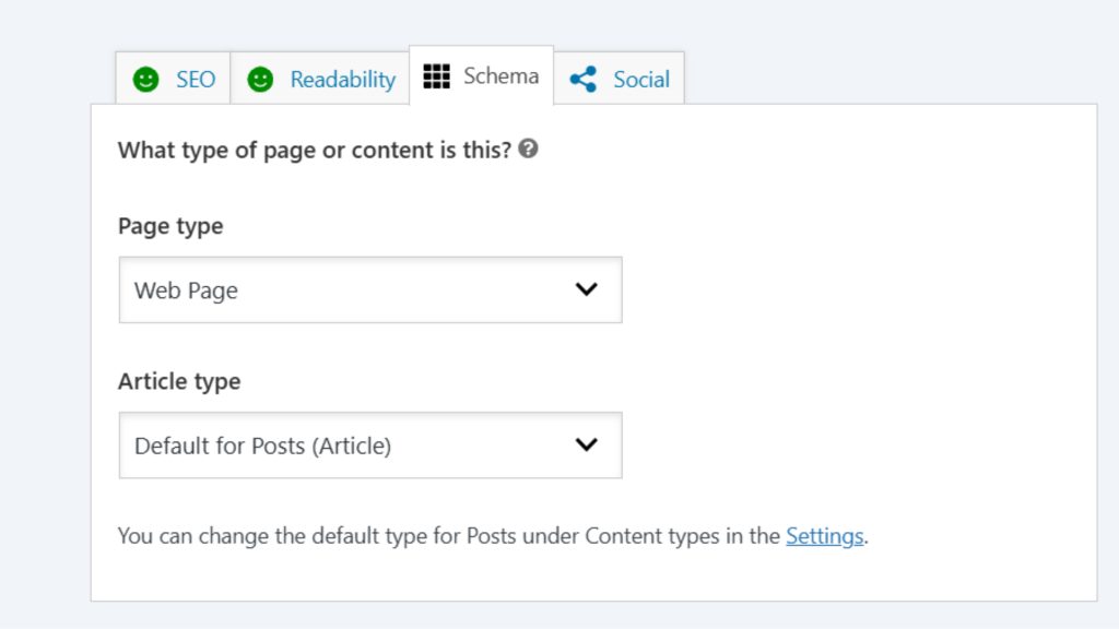 Landing Page Schemas Markup