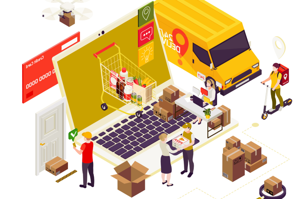 an image showing how dropshipping in dubai works